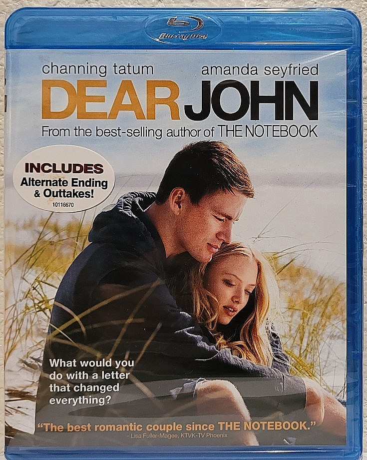 Dear John (Blu-ray, 2010) Channing Tatum, Amanda Seyfried – Brand New, Sealed!