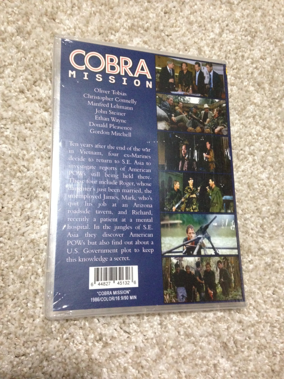 COBRA MISSION DVD NEW OLIVAR TOBIAS