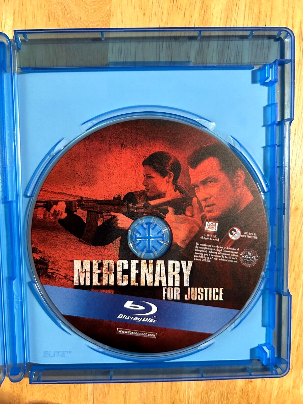 Mercenary for Justice (Blu-ray 2006 Martial Arts VG) Steven Seagal, Luke Goss