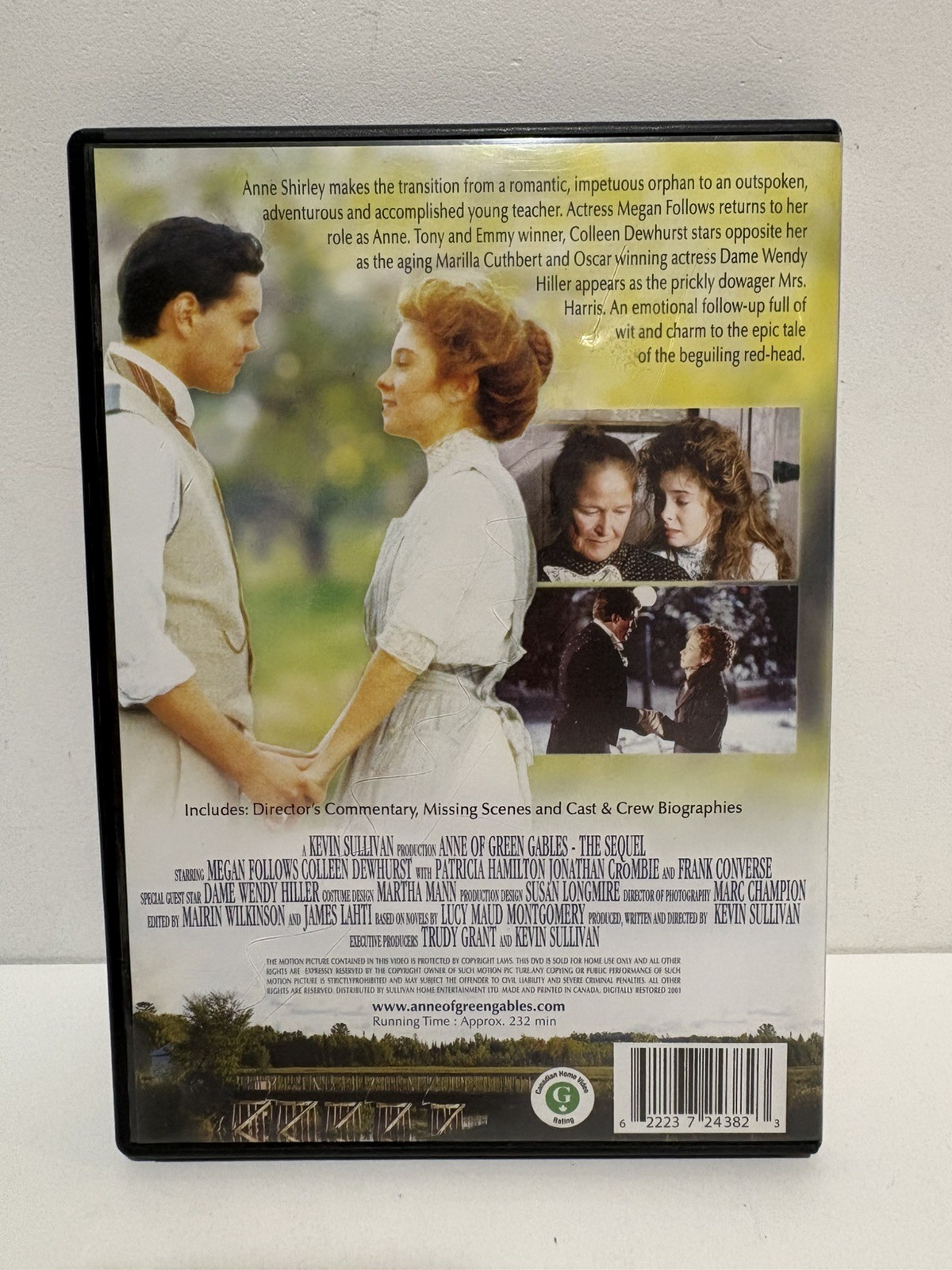 Anne of Green Gables: The Sequel DVD 1987 2-Disc Set Megan Follows USA Seller