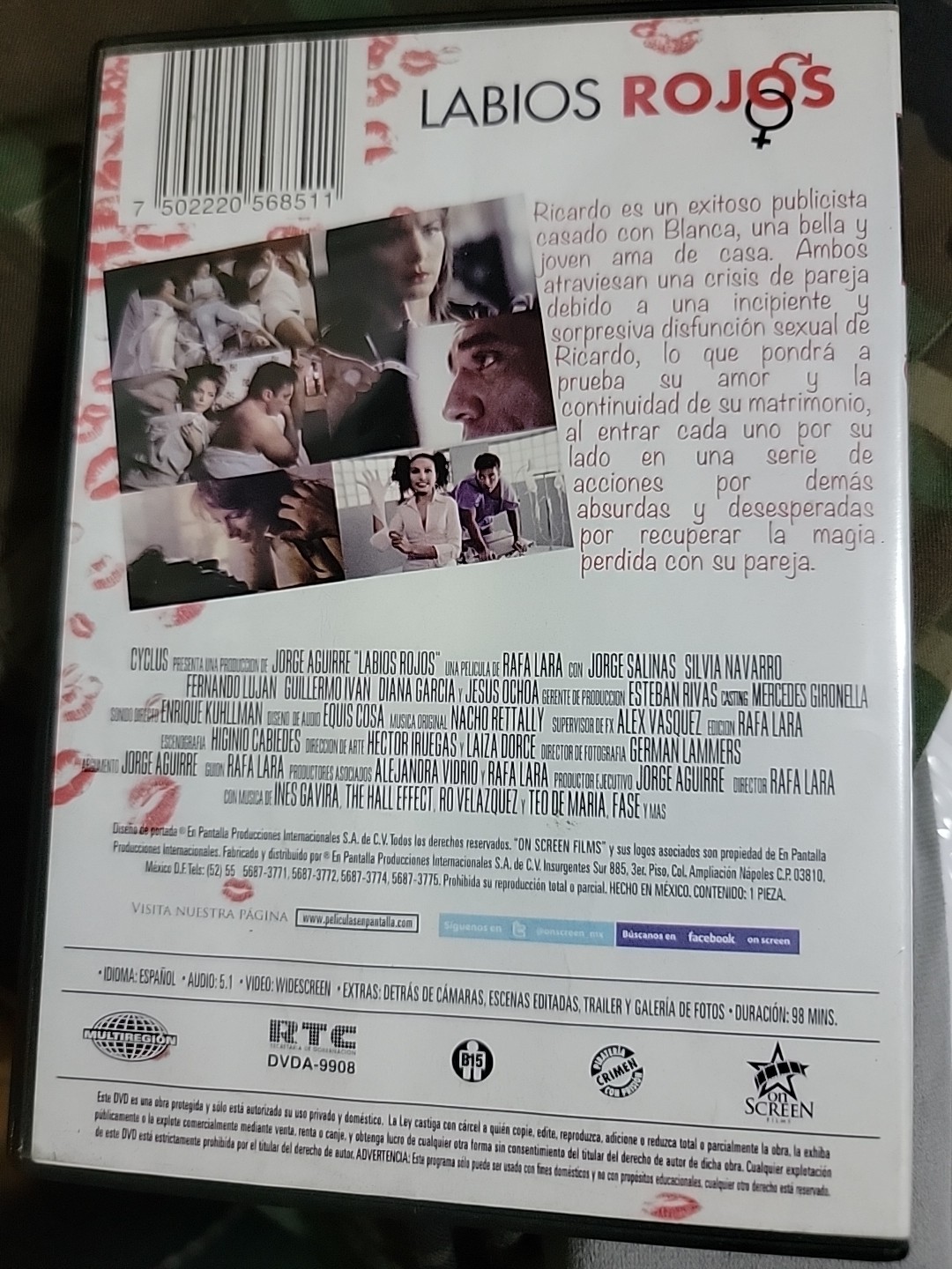The Labios Rojos (DVD) w/Jorge Salina… widescreen
