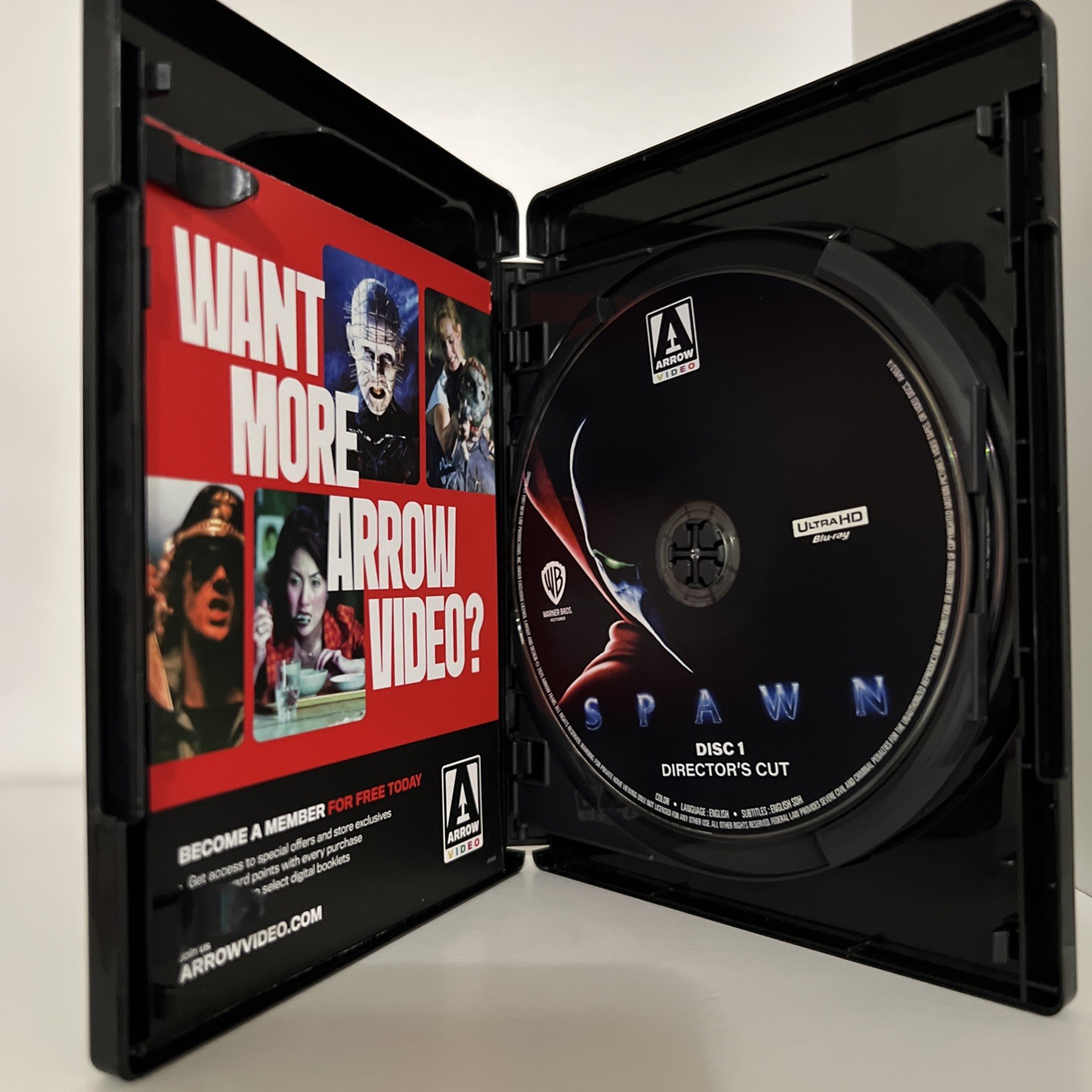 Spawn 4K UHD Arrow Video Limited Edition with Slipcover