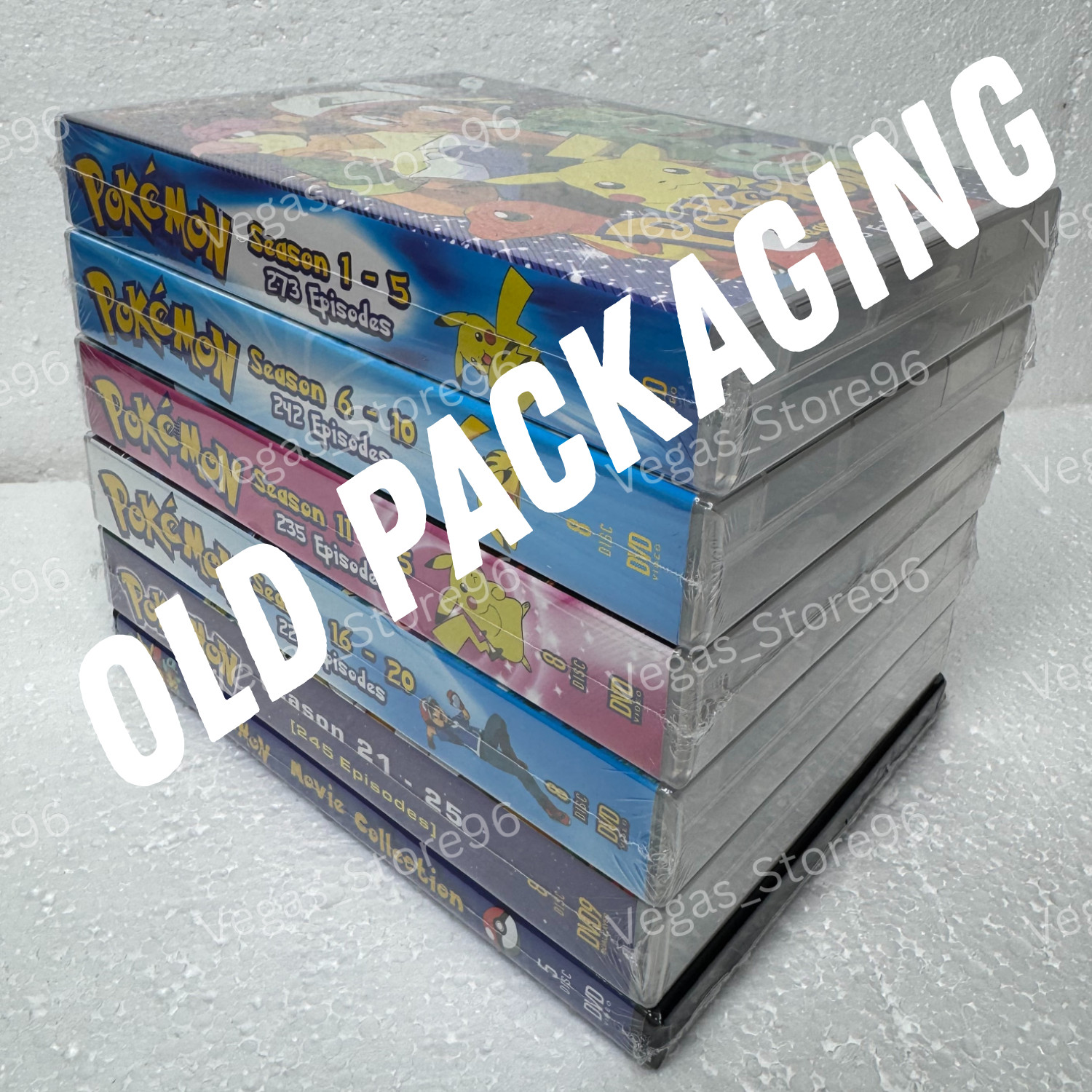 Pokemon Complete Series (Season 1-25 + 21 Movies) DVD USA English Ver All Region