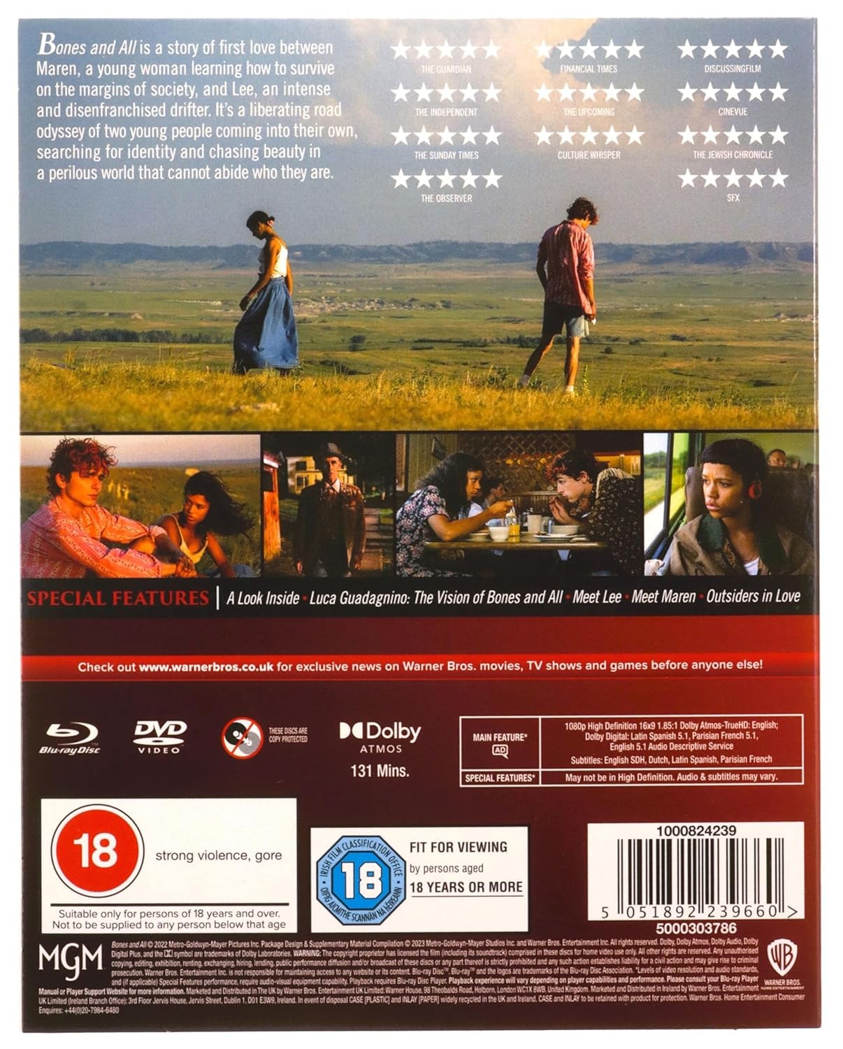 Bones and All (Blu-ray) (UK IMPORT)