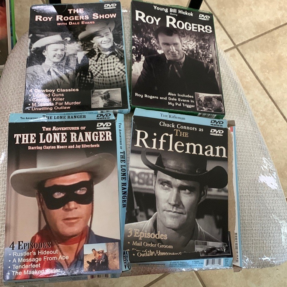 The Roy Rogers show Roy Rogers the Lone Ranger and the rifleman DVDs