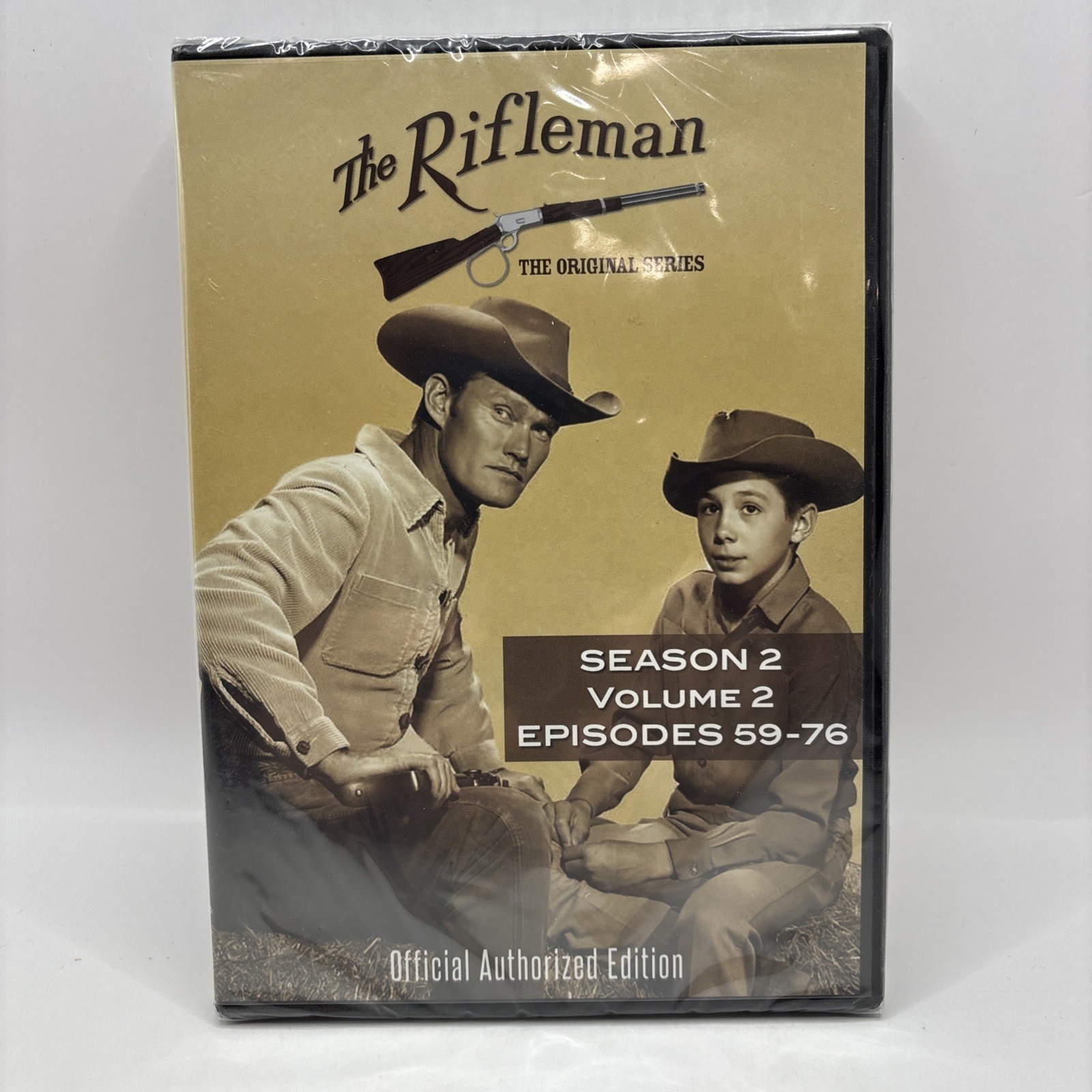 THE RIFLEMAN TV SERIES SEASON 2 VOLUME 2 New Sealed DVD 17 Episodes