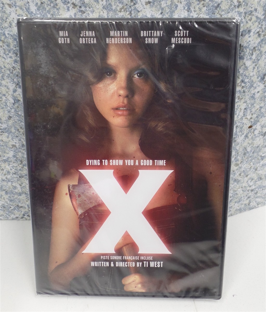 DVD X Mia Goth Jenna Ortega NEW SEALED