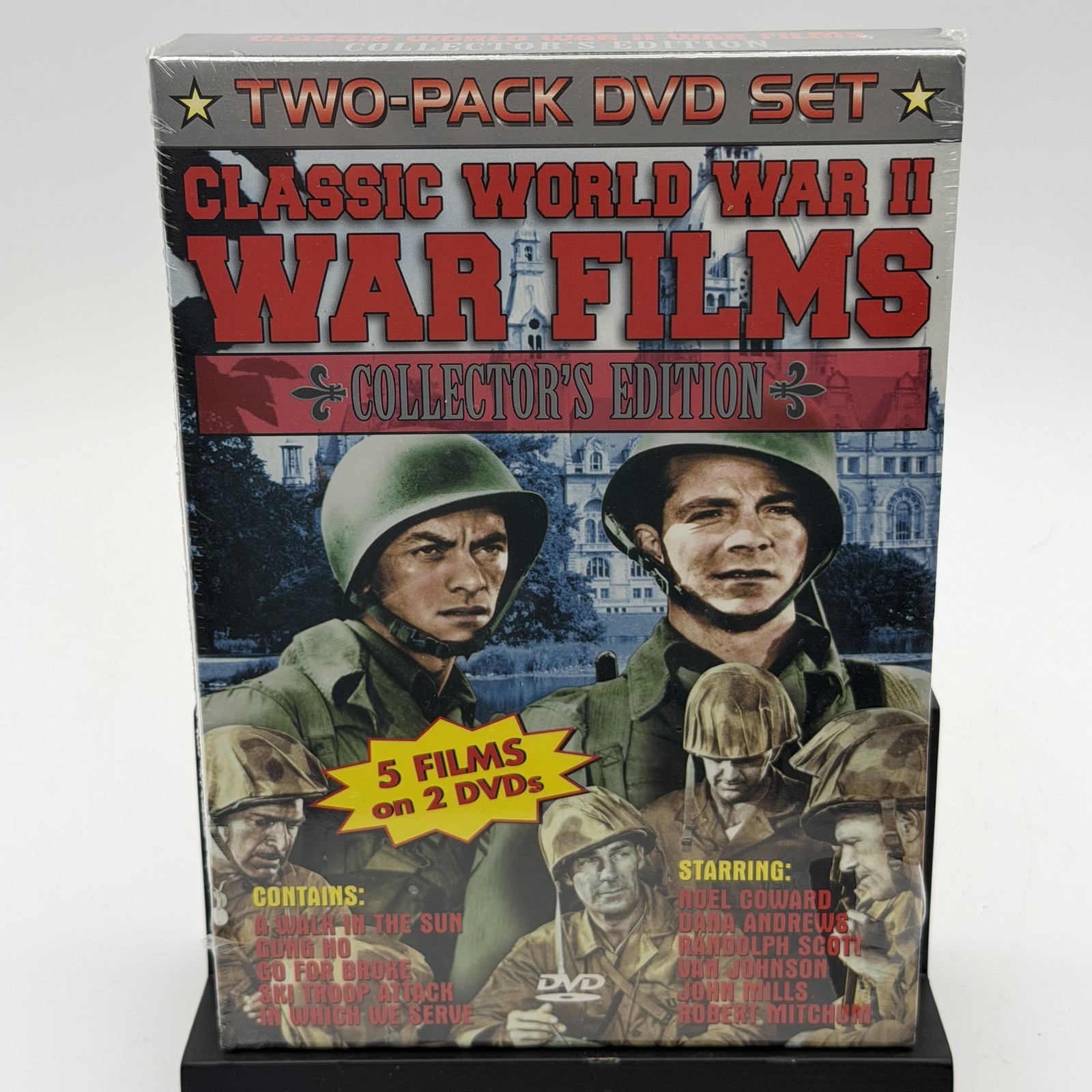 Classic World War II War Films Collector’s Edition DVD 2-Disc Set 5 Movies