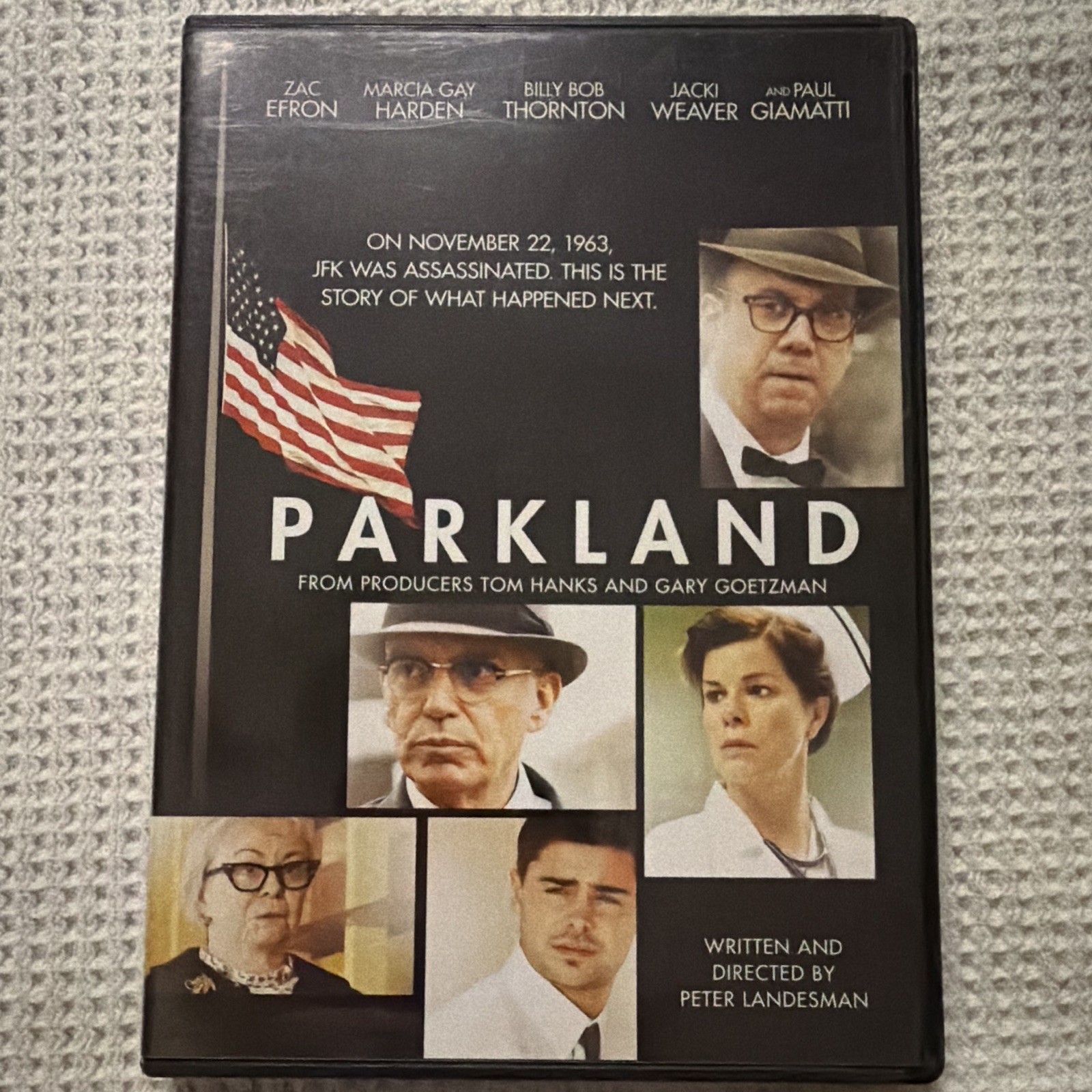 Parkland DVD PG-13 English Commentary Deleted Scenes Zac Efron