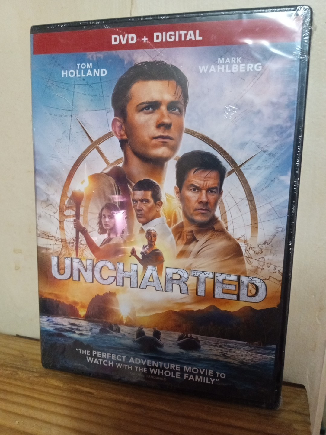 Uncharted (DVD, 2022) Sealed! Fast Shipping!