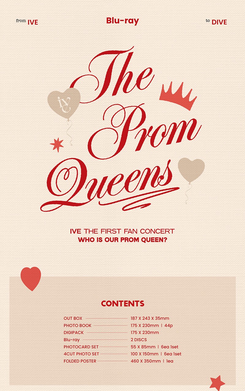 IVE The Firsst Fan Concert – The Prom Queens BLU-RAY Limited Edition