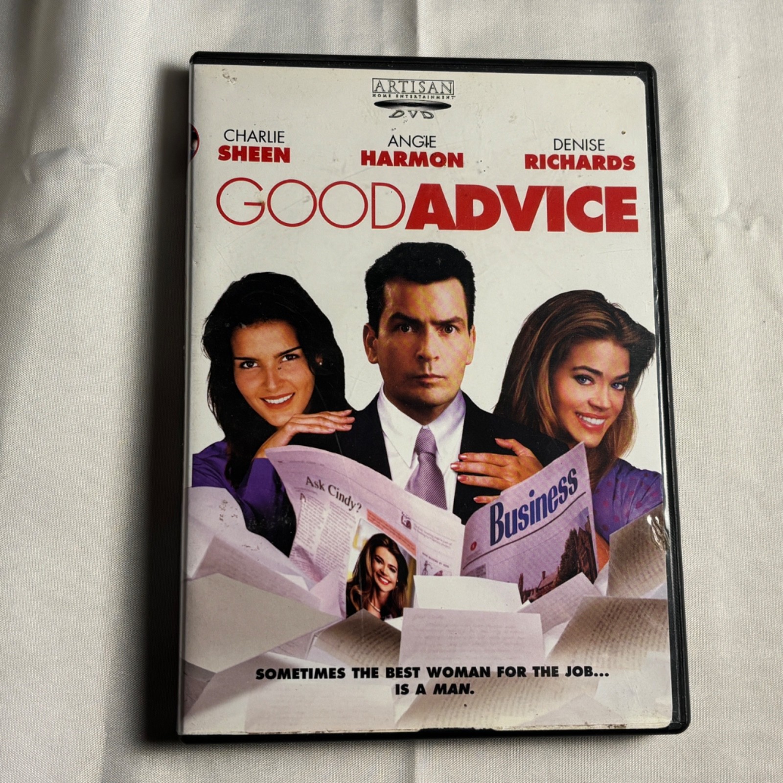 Good Advice (DVD)(Used)(2001) Featuring: Charlie Sheen, Angie Harmon