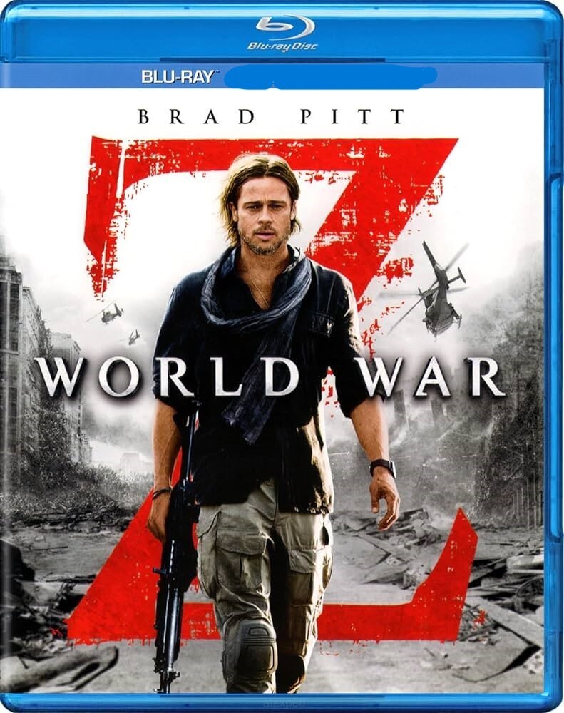 World War Z Blu-ray (Disc Only) vg – Brad Pitt – Unrated