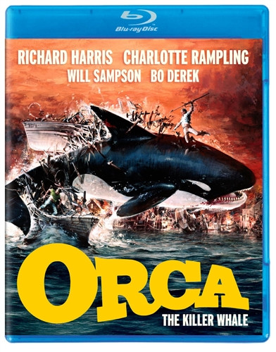 ORCA THE KILLER WHALE New Blu-ray From New HD Master Richard Harris Bo Derek