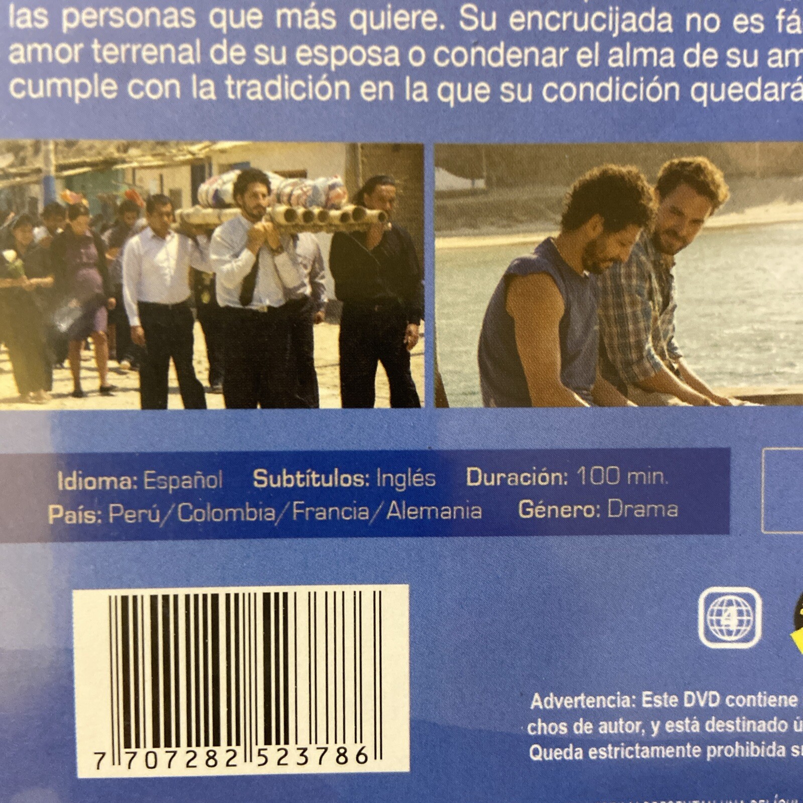 Undertow Contracorriente Dvd 2011 Sundance Award Winner Foreign Spanish