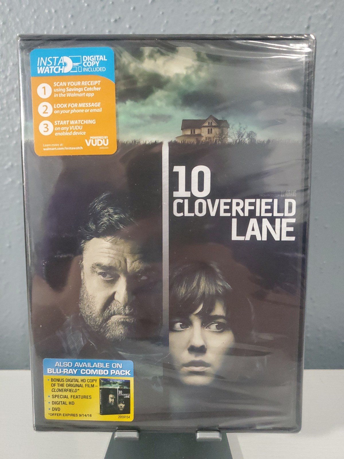 10 Cloverfield Lane (DVD, 2016, Widescreen) John Goodman Sealed Brand New