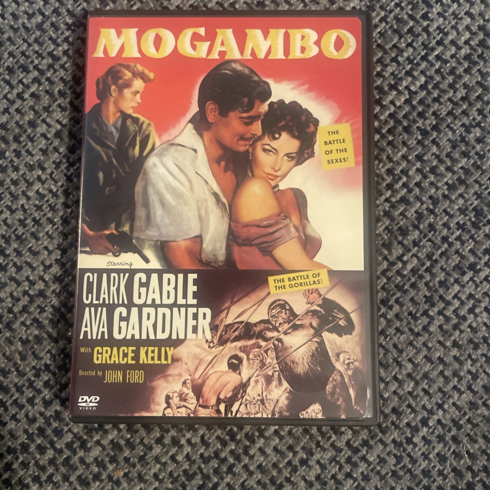Mogambo (DVD, 1953) Warner Clark Gable, Ava Gardner, Grace Kelly Very Good!