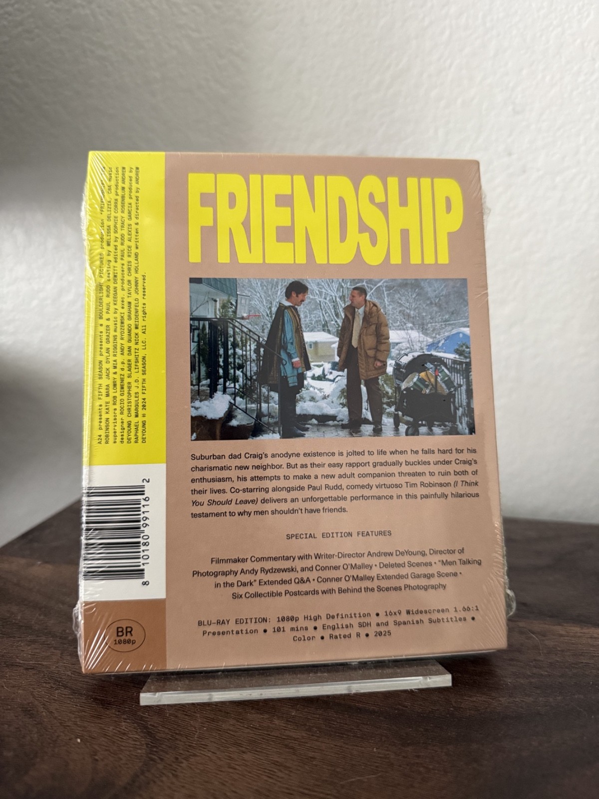 FRIENDSHIP A24 BLU-RAY PAUL RUDD TIM ROBINSON “BRAND NEW SEALED”