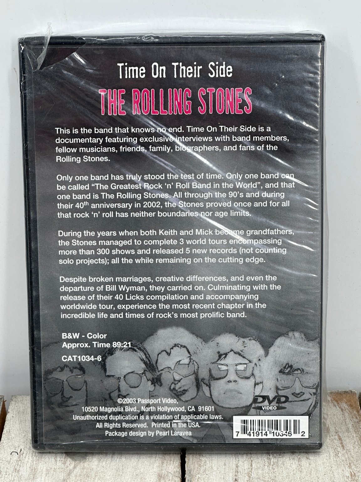 Rolling Stones Time On Their Side DVD 2003 Documentary Music Film 89 Min