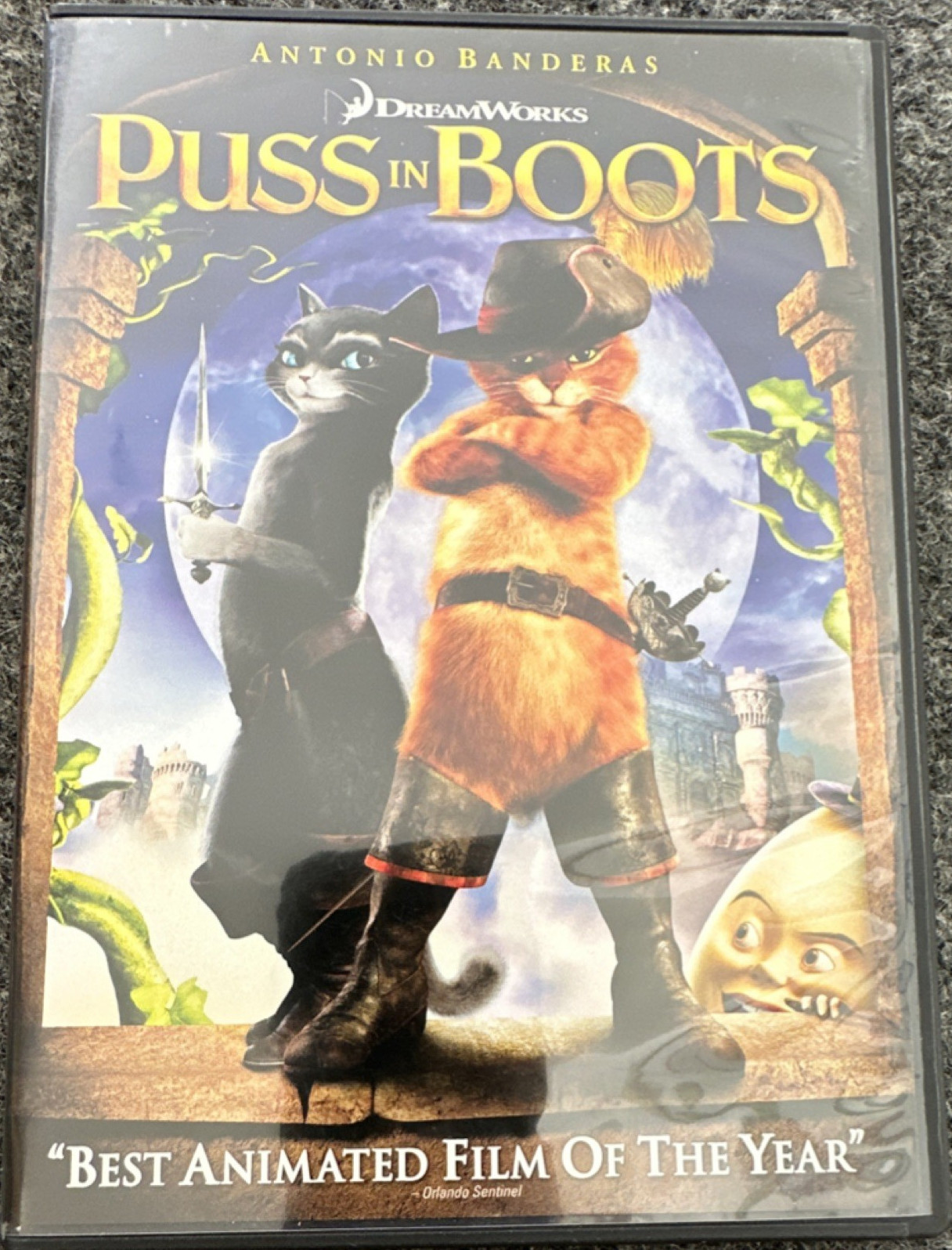 DreamWorks Puss in Boots Widescreen DVD PG Antonio Banderas Movie