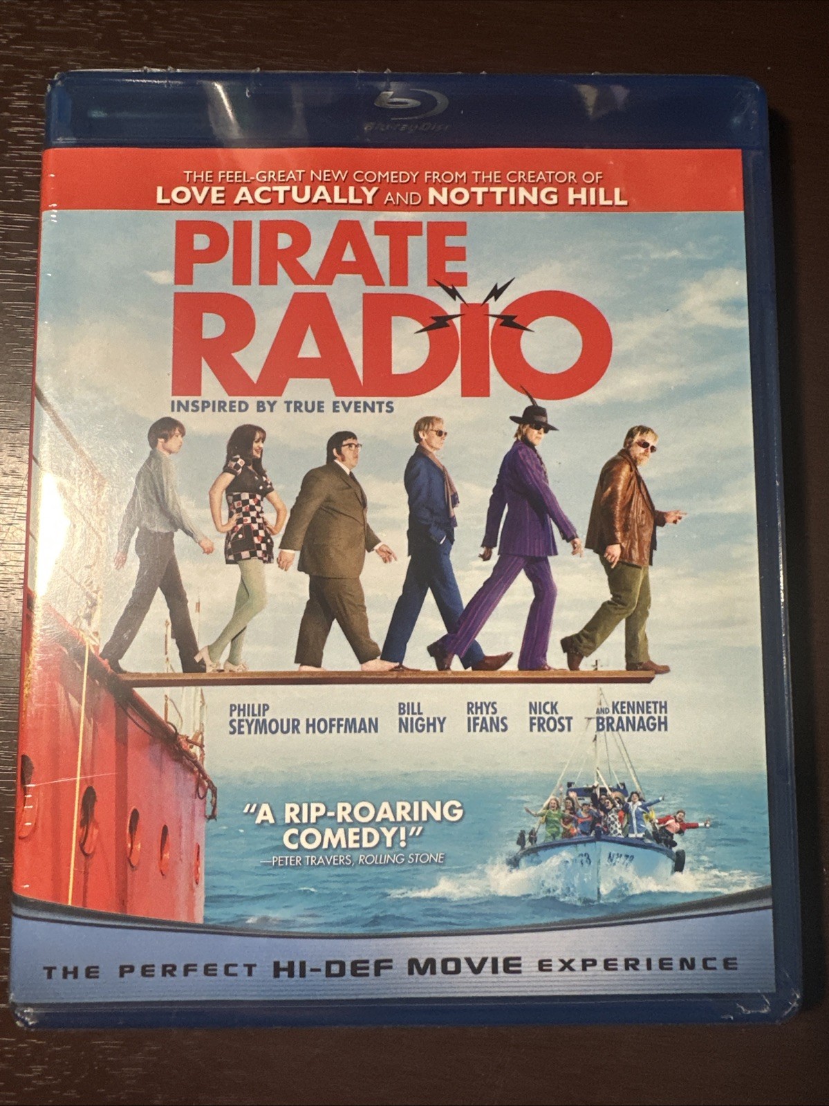 Pirate Radio Blu-ray 2009 Nick Frost Philip Seymour Hoffman New/Sealed Rare OOP