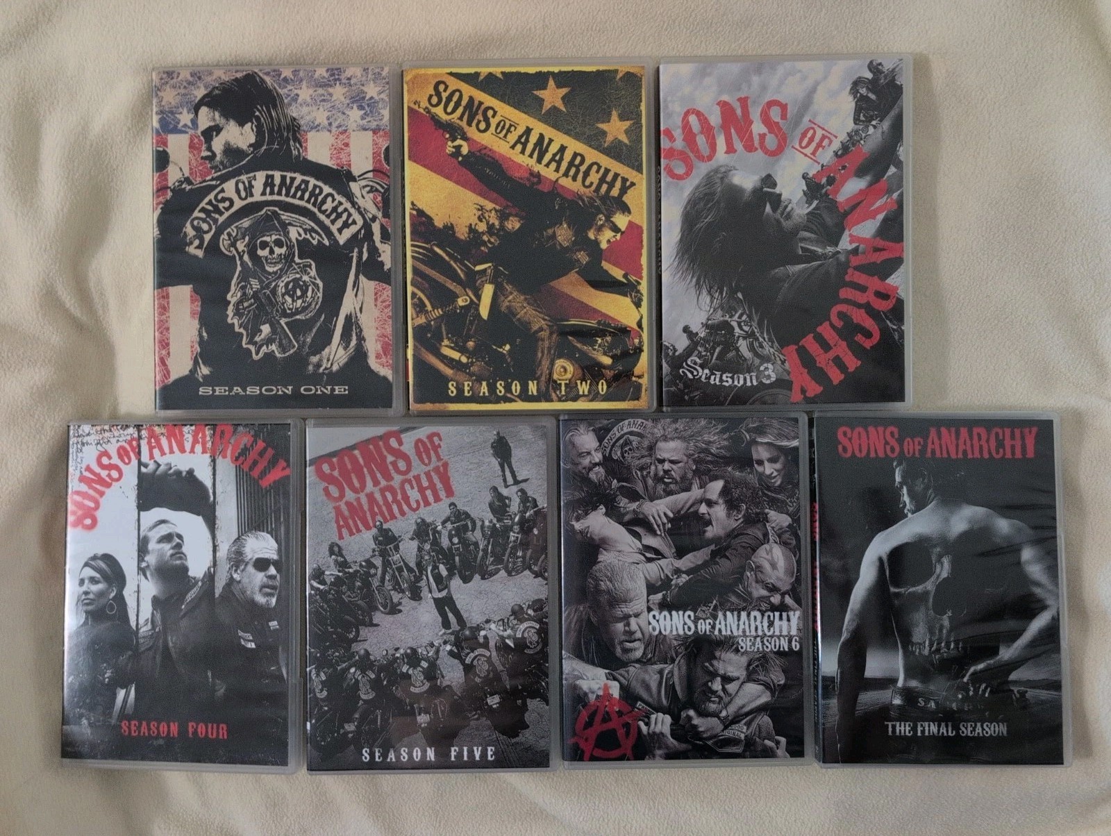 Sons of Anarchy: Complete Series Seasons 1-7 (DVD) Very Good Condition