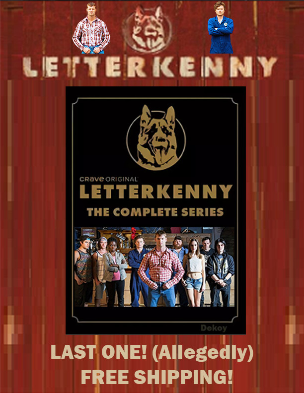 NEW Letterkenny Complete Seasons 1-12 [1 2 3 4 5 6 7 8 9 10 11 12 DVD] +7 Eps