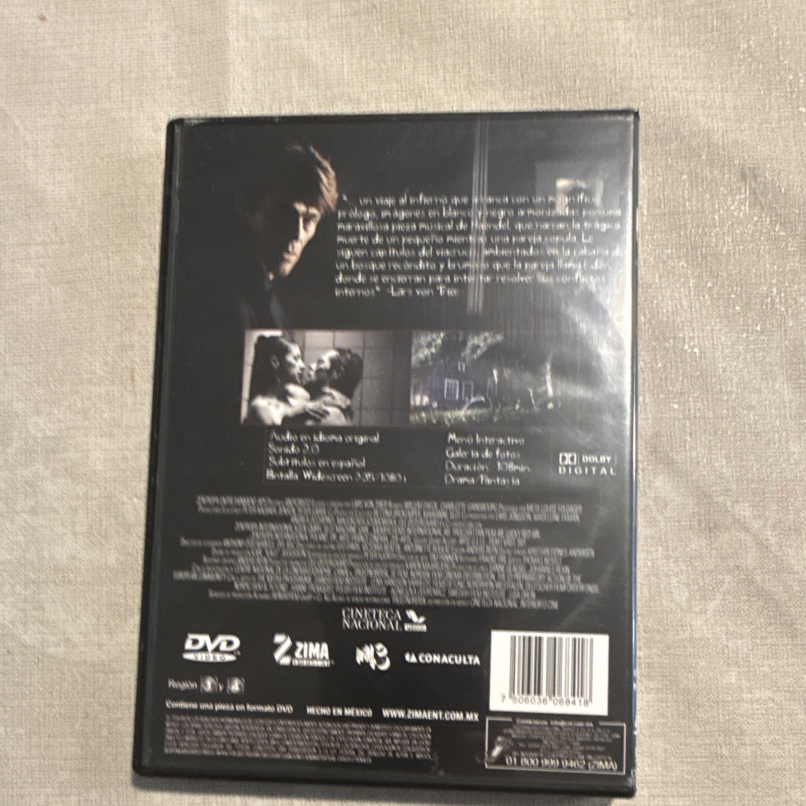 Zima Entertainment Antichrist DVD NR Spanish Subs Widescreen 2.35:1 Dolby