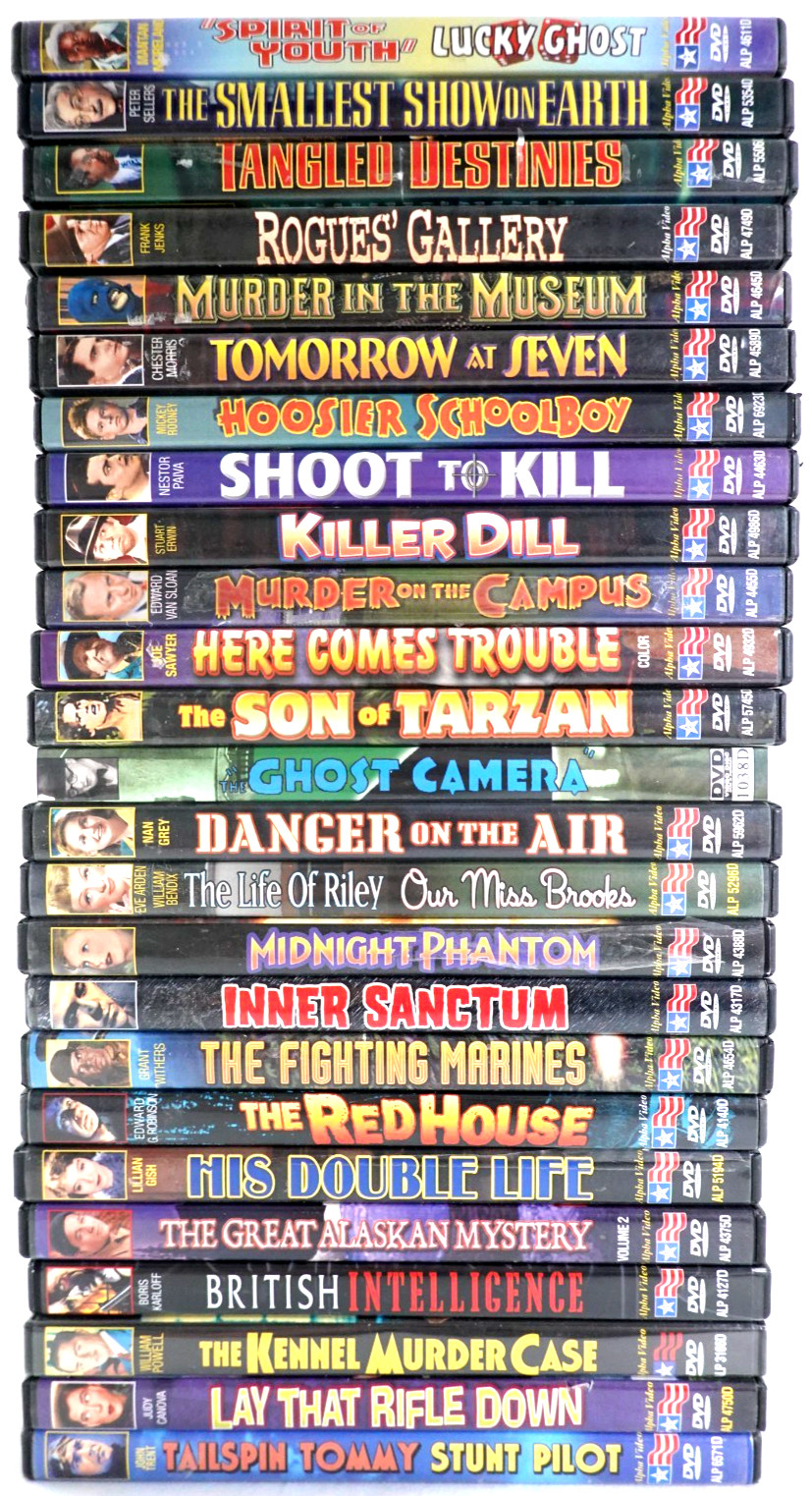 Lot of 25 DVD’s – Movies you haven’t seen – Very Vintage