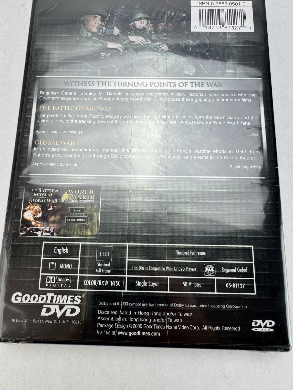 World War II Greatest Battles: Battle of Midway / Global War DVD NEW SHIPS FREE!