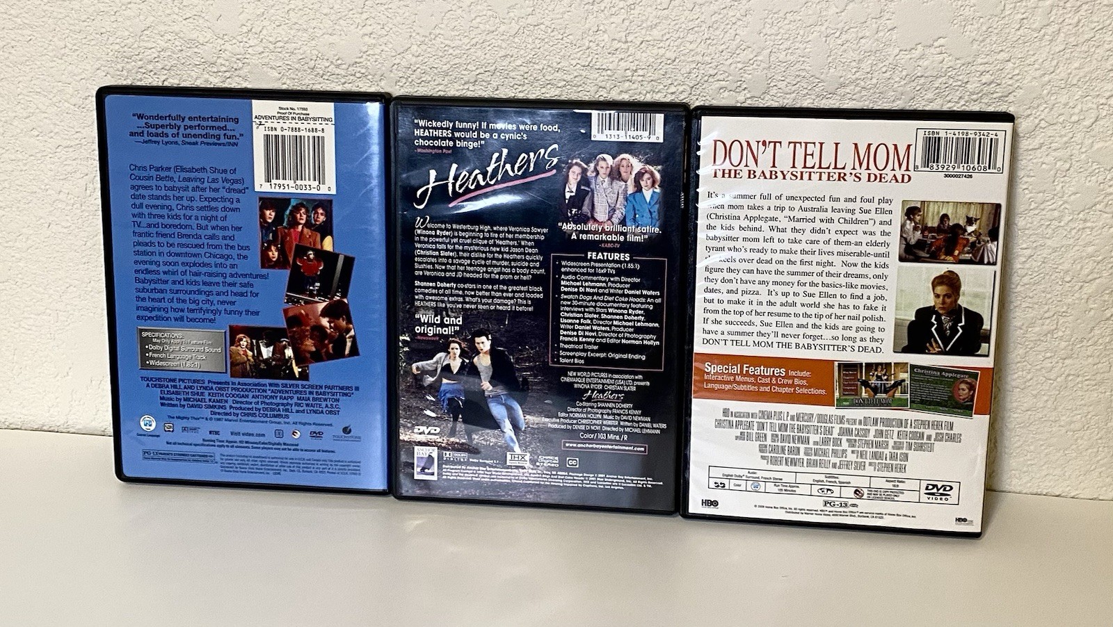 1980’s & 90s Cult Classic Films on DVD, Lot Of 8 Heathers, Teen Witch