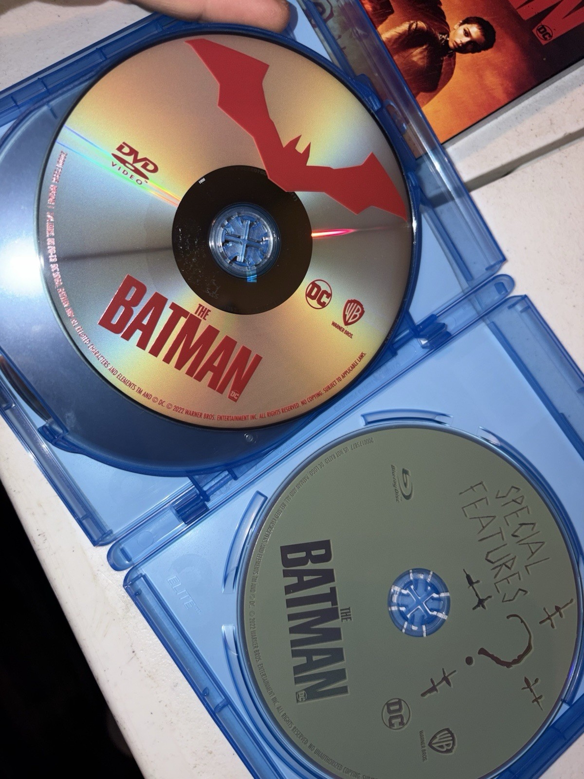 The Batman Blu-ray DVD Digital Code DC Movie 2022 Warner Bros Special Features