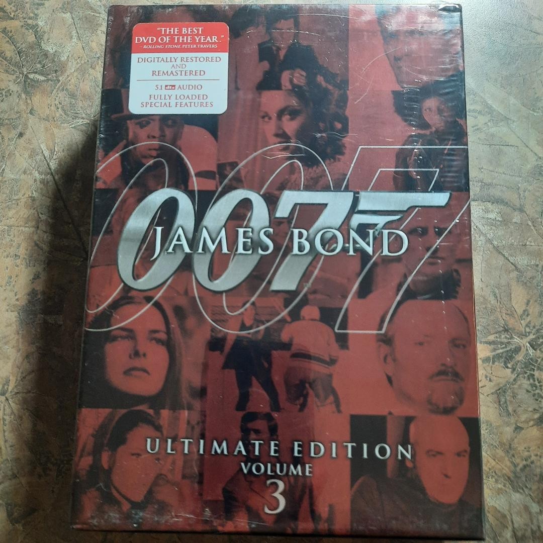 James Bond Ultimate Edition – Vol. 3 (DVD, 2009, 10-Disc Set) BRAND NEW / SEALED
