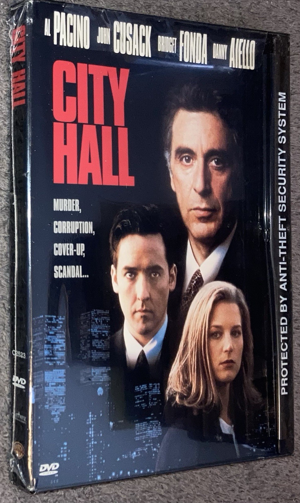 City Hall 1996 DVD Al Pacino John Cusack Danny Aiello Bridgette Fonda NEW