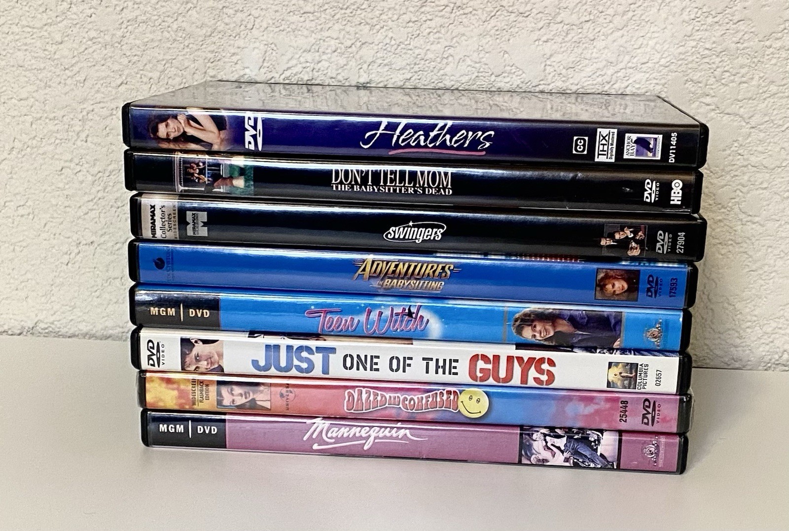 1980’s & 90s Cult Classic Films on DVD, Lot Of 8 Heathers, Teen Witch