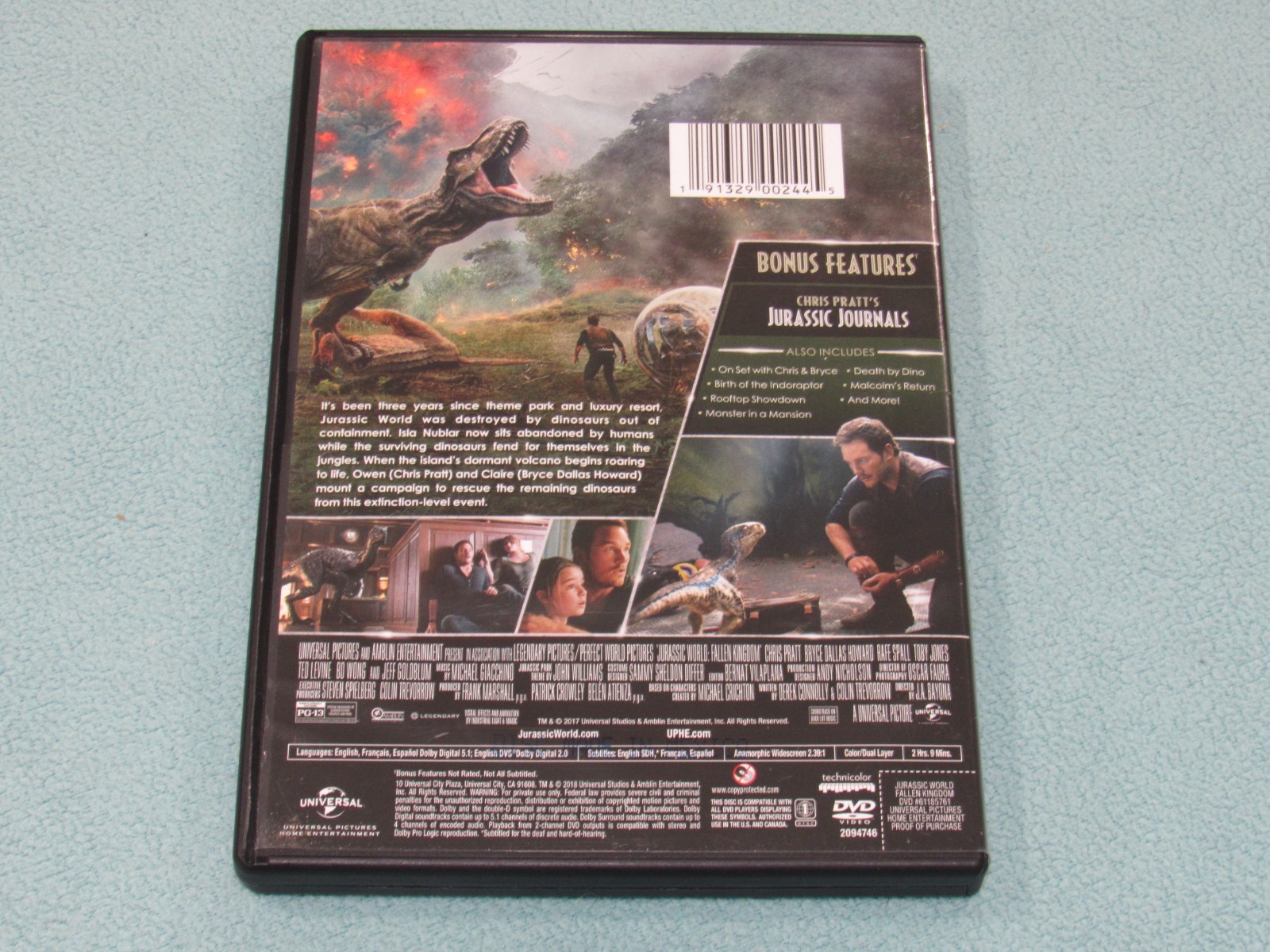 6 DVD Lot: JURASSIC PARK TRILOGY & WORLD TRILOGY Complete Collection (8 Discs)
