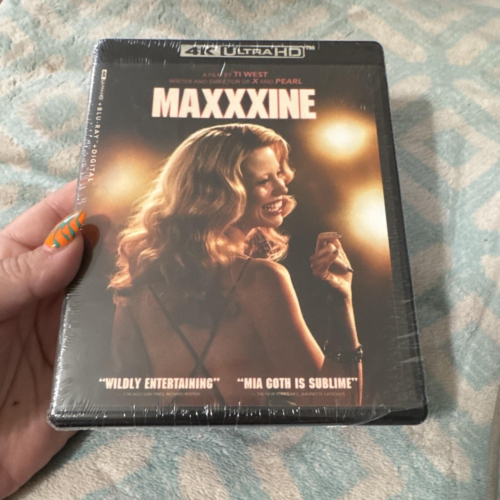 NEW** Maxxxine (4K Ultra HD/Blu-ray/Digital, 2024) a24 Ti West Mia Goth