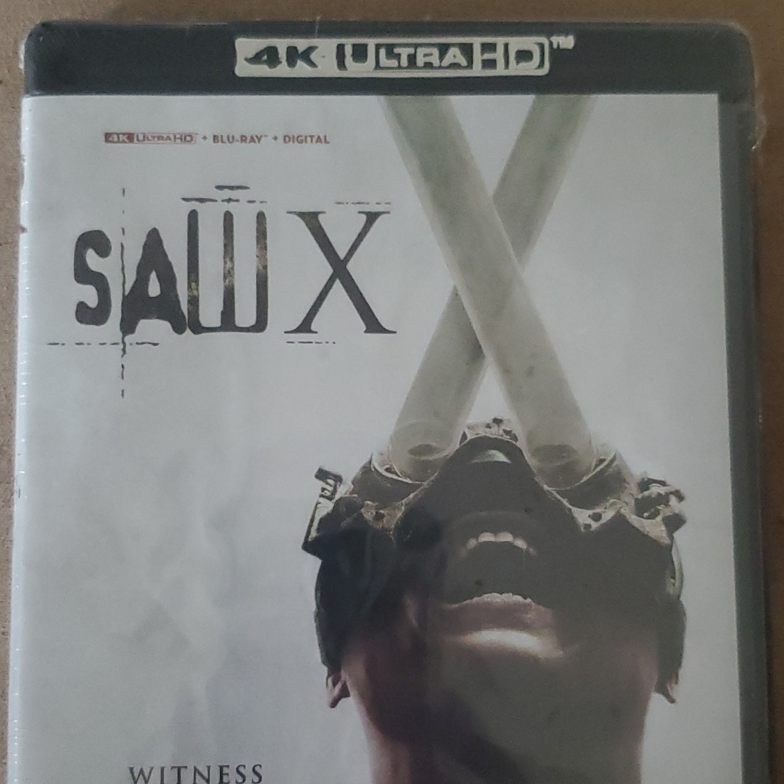 Lionsgate Saw X 4K UHD Blu-ray Movie w/ Digital Copy (2023) R Horror