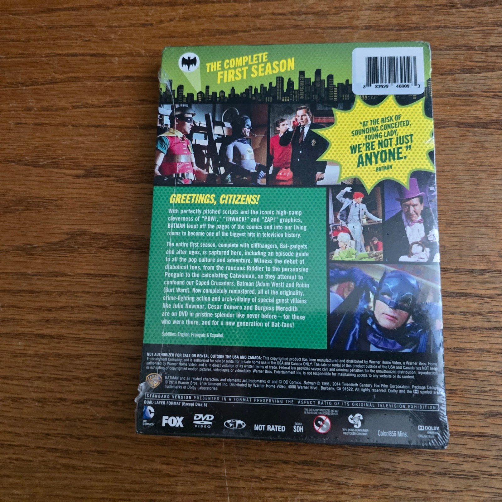 Batman: the Complete First Season (DVD) brand new sealed