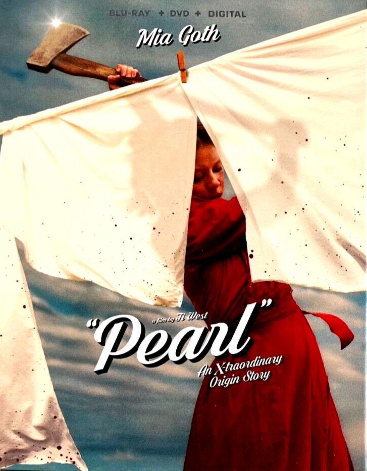 Pearl (Blu-ray + DVD + Digital + Slip) MIA GOTH X Ti West MaXXXine *NEW/SEALED*