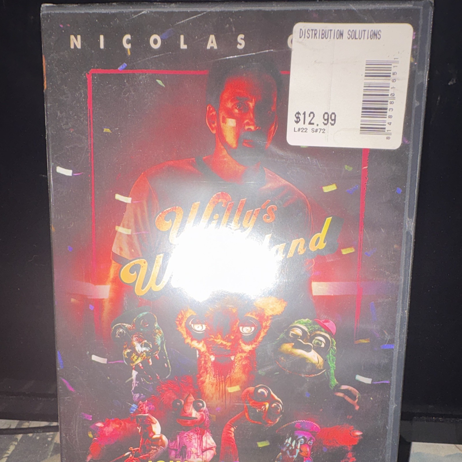Willy’s Wonderland DVD Nicolas Cage Screen Media NTSC 89 Min English