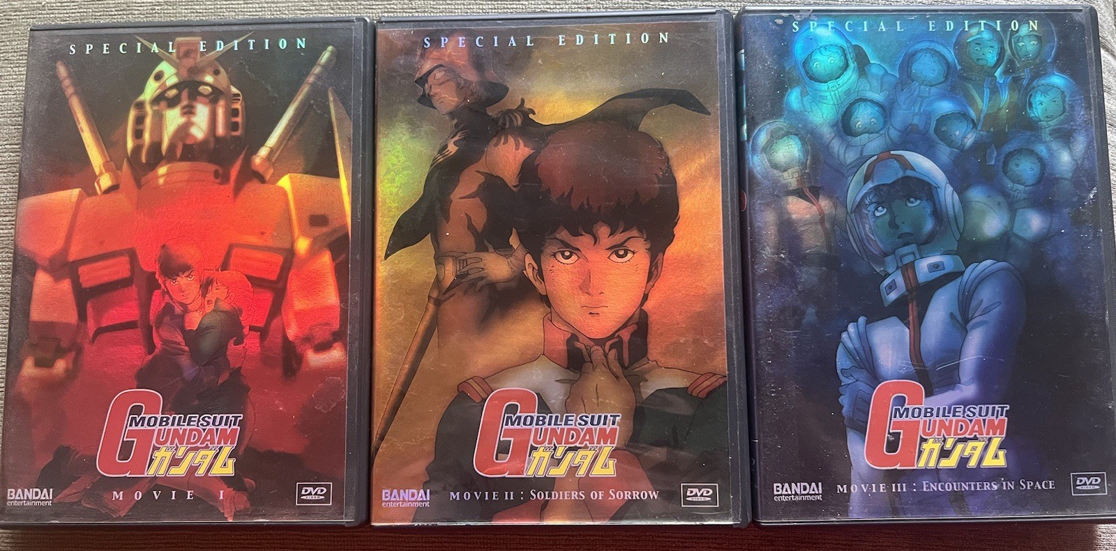 Mobile Suit Gundam Movie Trilogy DVD Special Edition UC Gundam