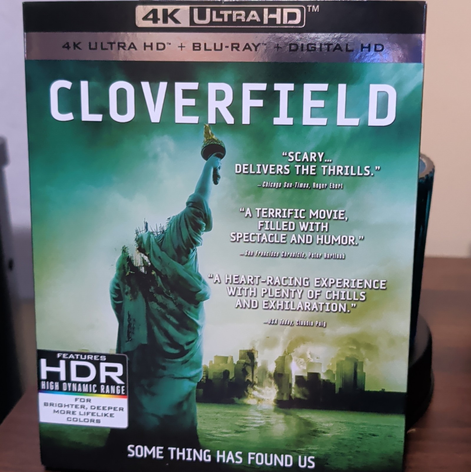 Paramount Cloverfield 4K UHD Blu-ray HDR Matt Reeves Director PG-13 2008