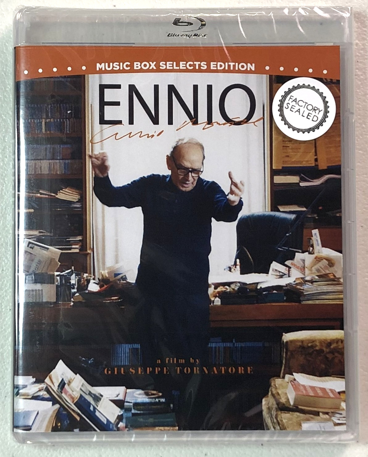 ENNIO (2021) Blu-ray Music Box Vinegar Syndrome OOP Slipcover NEW SEALED
