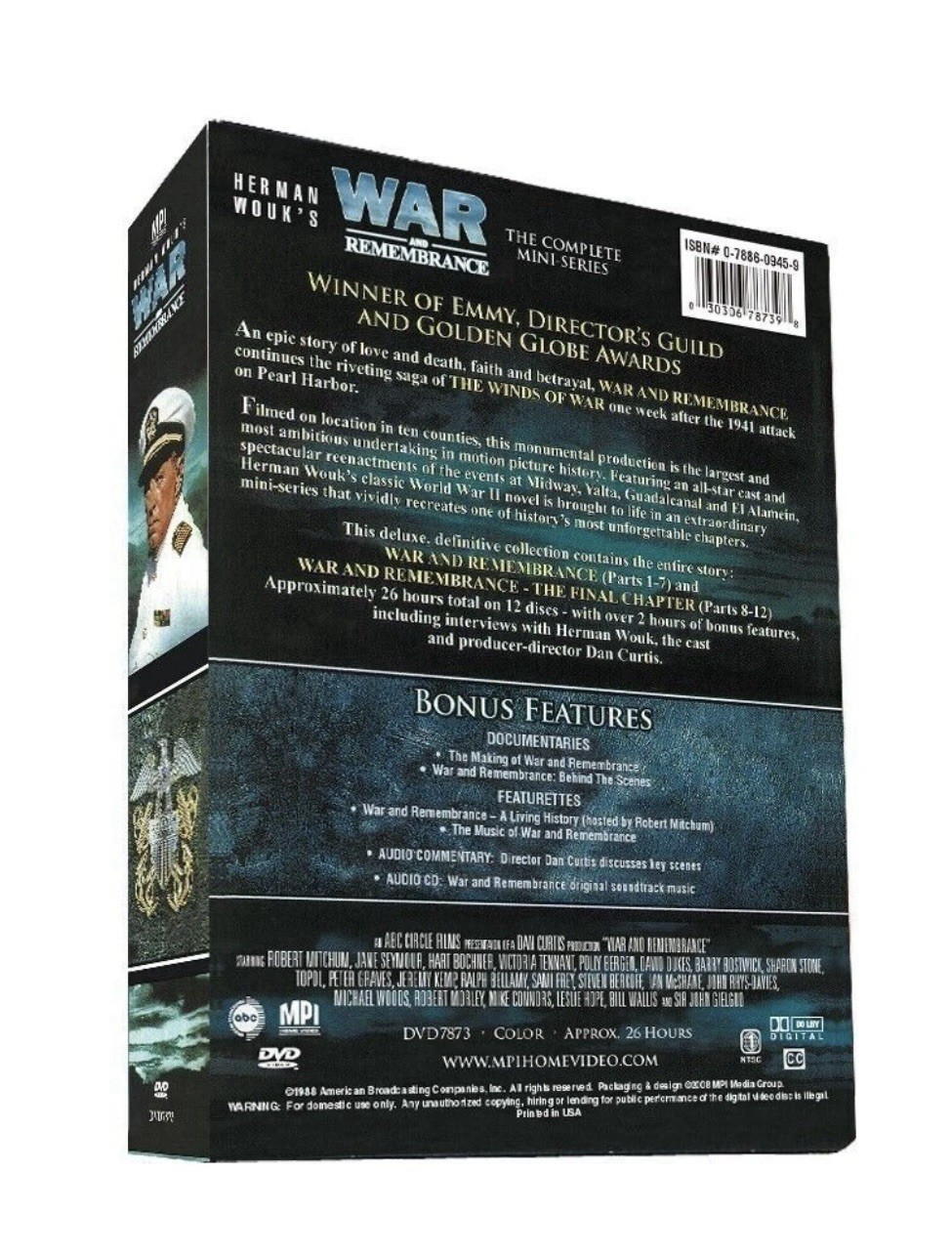 War and Remembrance: The Complete Epic Miniseries Collection. BRAND NEW! Sealed.