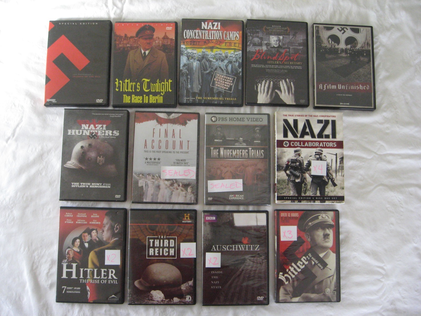 Germany World War II WWII history documentary DVD collection #2 = LOT of 21