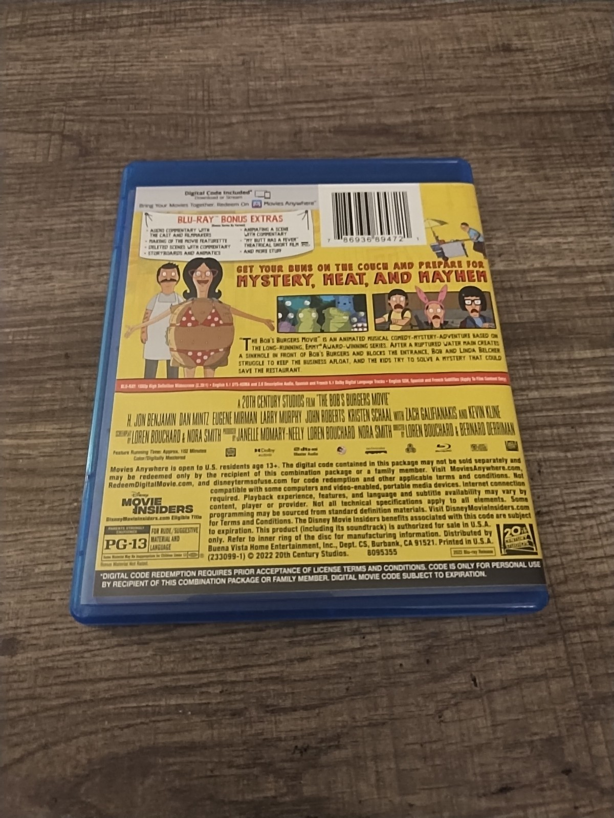 The Bob’s Burgers Movie (Blu-ray, 2022)