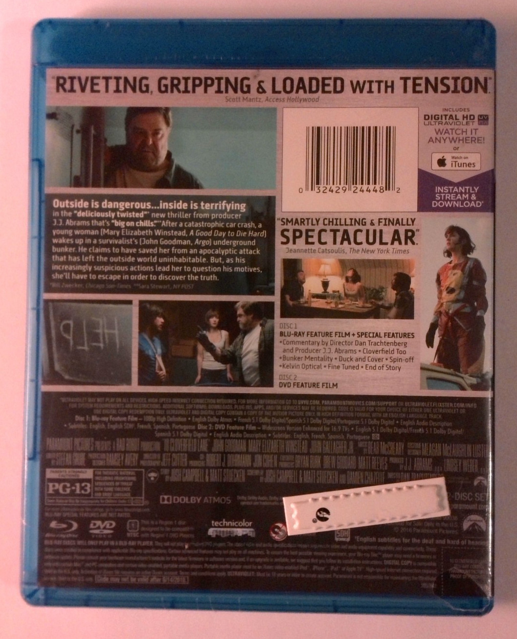 10 Cloverfield Lane [Blu-Ray Disc Resealed]