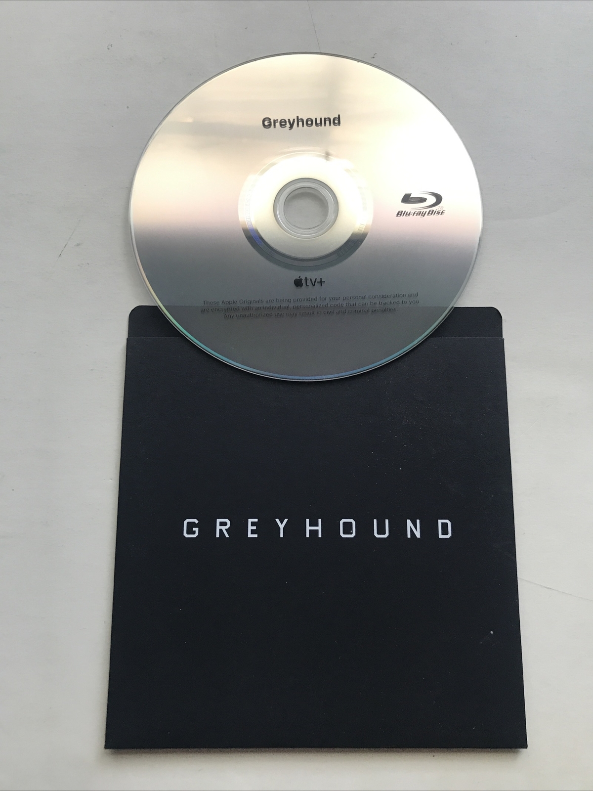 GREYHOUND (2022) APPLE TV+ FYC Tom Hanks Screener BLU-RAY
