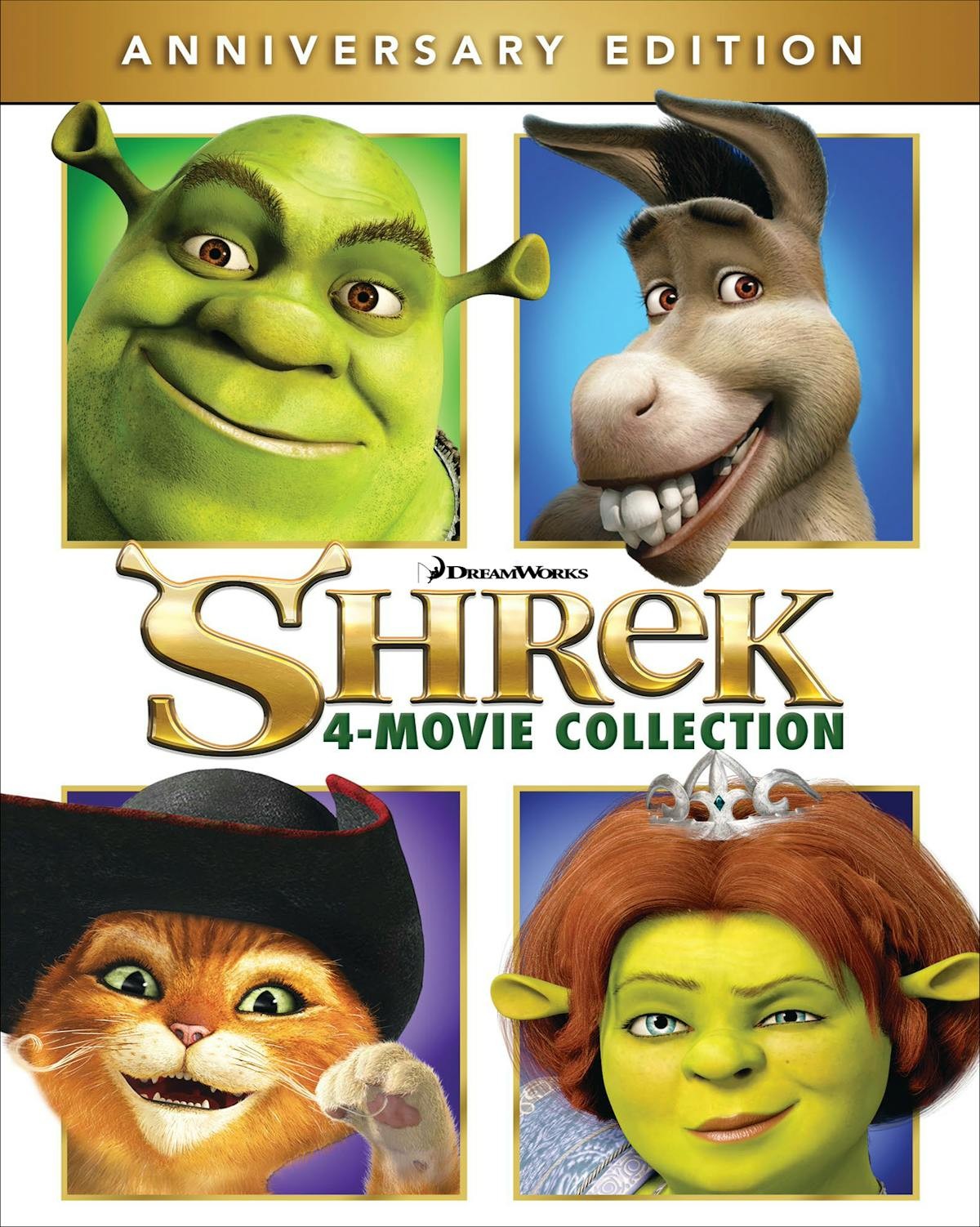 Shrek The 4-movie Collection Blu-ray Mike Myers NEW